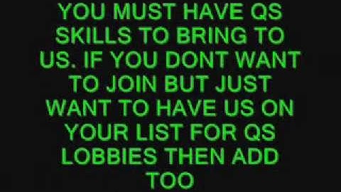 Quick Scoping mw3 recruitment