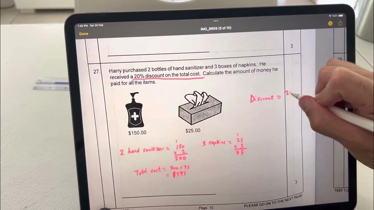 BENCO 2023 SEA Practice Test 1 Section 2 Live Solutions YouTube