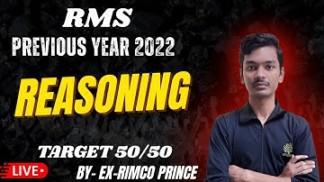 RMS CLASS-6 REASONING LIVE CLASSIIRMS-2025 MILITARY SCHOOL REASONING PREVIOUS PAPER-2022