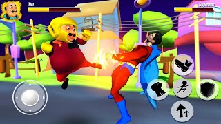 Moto patlu Cartoon Fighting Game 3D : Superheroes Android Gameplay #1 screenshot 2