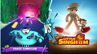 Roll no 21 run kris run vs little singham android run gameplay screenshot 3