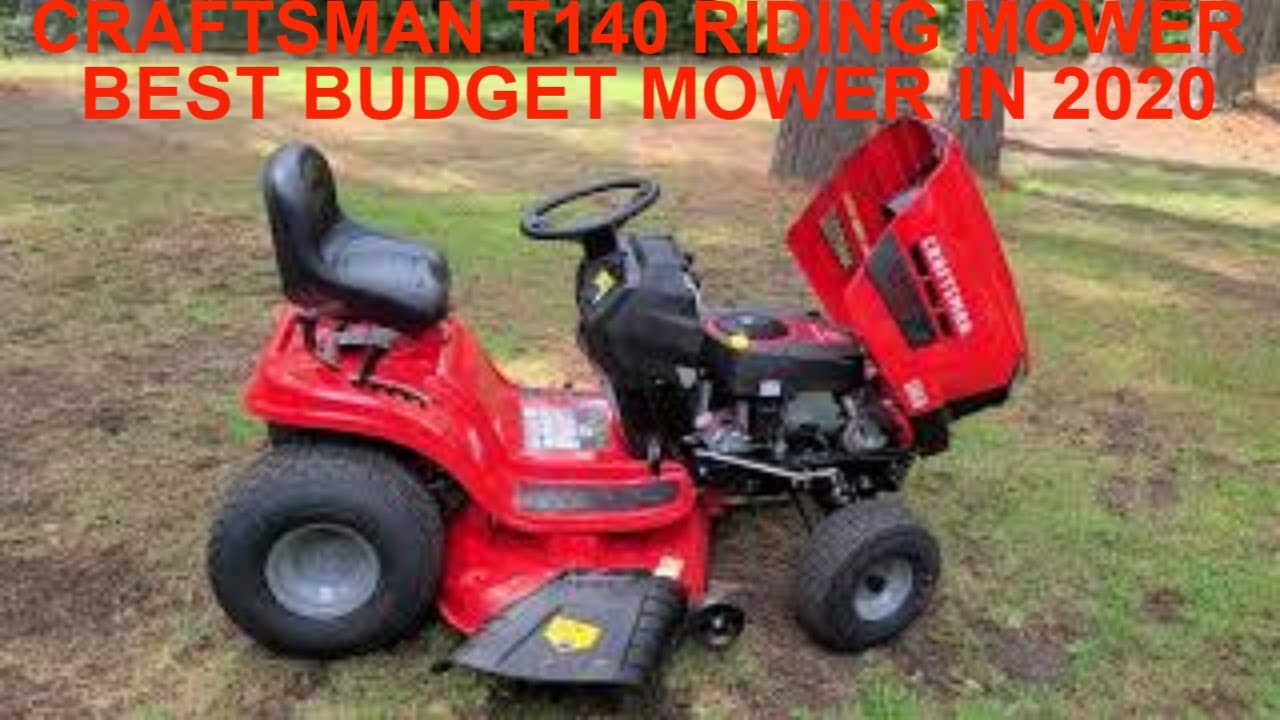 CRAFTSMAN T140 AUTOMATIC RIDING MOWER REVIEW | LOWE'S EXCLUSIVE | BEST