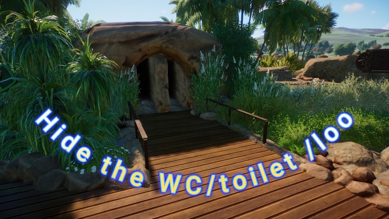 Hide the toilet in Limpo river National Park Ep1  Planet Zoo speed build.