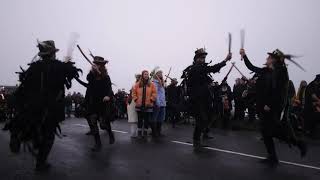 Beltane Border Morris - Firedance  -  Haytor  - May Day dawn 24