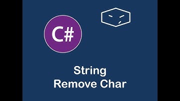 string remove char in c#