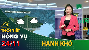 Thời tiết nông vụ 24/11/2021: Bắc Bộ có nắng ráo, thời tiết hanh khô| VTC14