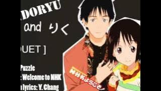 [ Andoryu x Riku ] Welcome to N.H.K. - Puzzle ENGLISH DUB