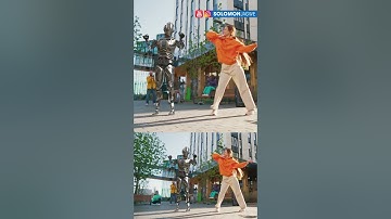 Robot Dancing Along | NOT Real | Incredible Wonder Studio Ai  #shorts