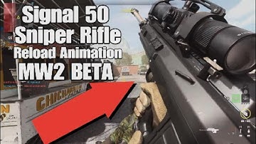 This is What The Signal 50 Sniper Rifle Reload Animation Looks Like In CoD MW2 BETA - PS5 - 120 FOV