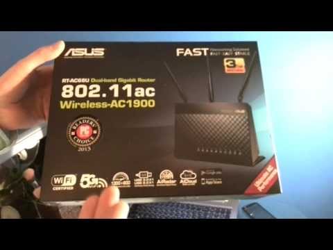 ASUS RT-AC68U (Unboxing + Overview); первый русский обзор.