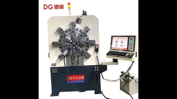 12axis camless rotation computer spring machine