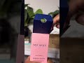 Unboxing Giorgio Armani MY WAY Perfume