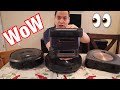 Which one for you 🤔 Proscenic M7 Pro VS iRobot Roomba s9+ and i7+ challenge 😳