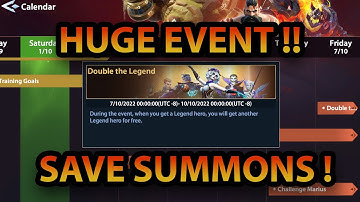Infinite Magicraid : DOUBLE LEGEND EVENT !! SAVE SUMMONS OR PITY !!