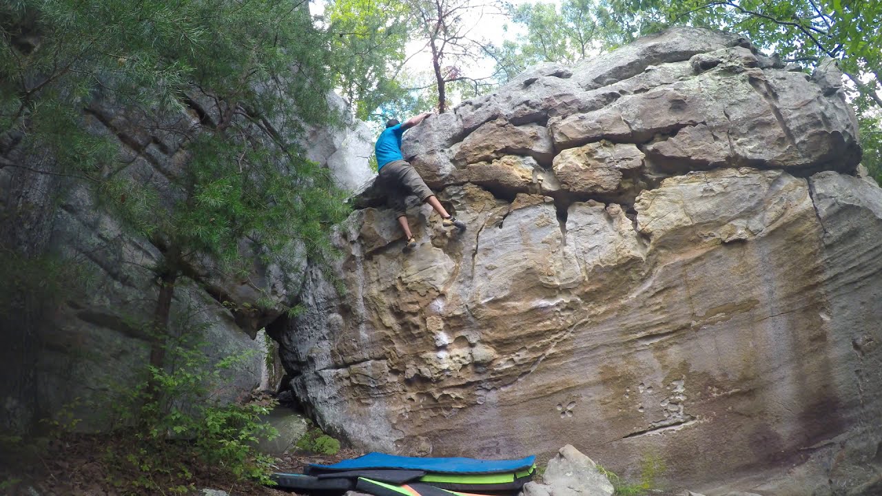 Jug Head V1 Stone Fort Bouldering YouTube