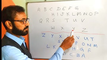 ABC in Reverse Order || Learn English Alphabets in Reverse Order Or Backwards