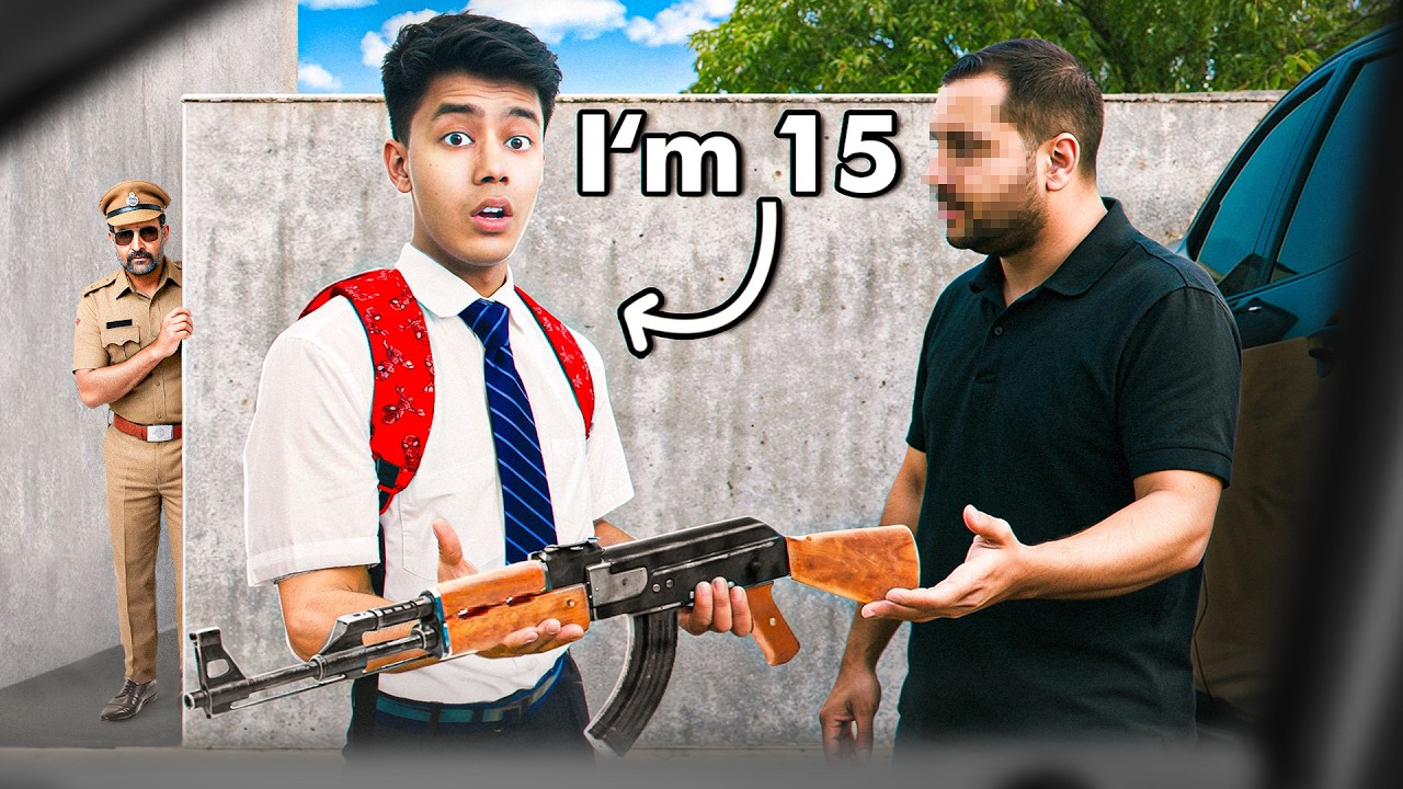 Buying Guns as FAKE School Student!