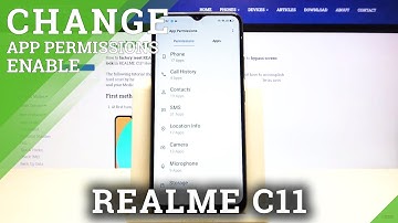 How to Change App Permissions in REALME C11 – App Settings