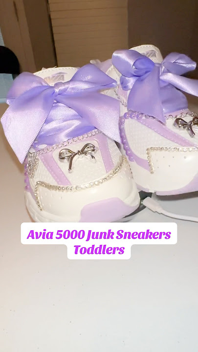 Toddler Avia 5000 Junk Sneakers? #avia #bling #blingsneakers #fyp #shorts #sneakers #walmart #trend