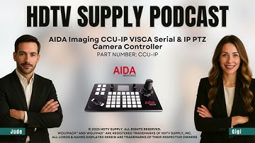 AIDA Imaging CCU-IP VISCA Serial & IP PTZ Camera Controller