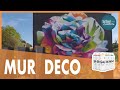 Transformation dun mur en acclr   graffiti garden makeover transformation