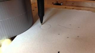 DIY CNC 1st run pen test