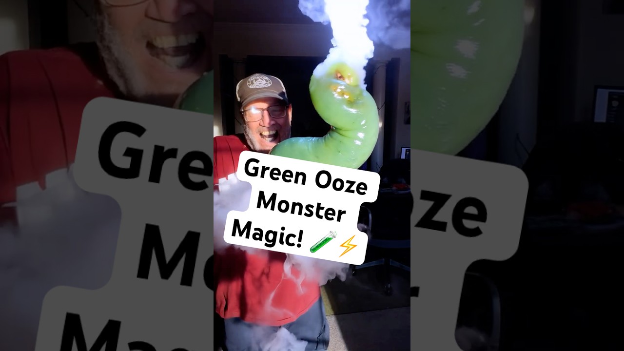 Green Ooze Monster Magic! 🧪⚡️ 