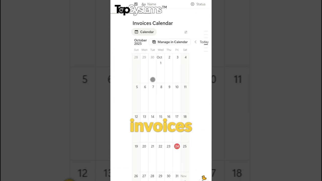 Invoice Tracker Notion Template