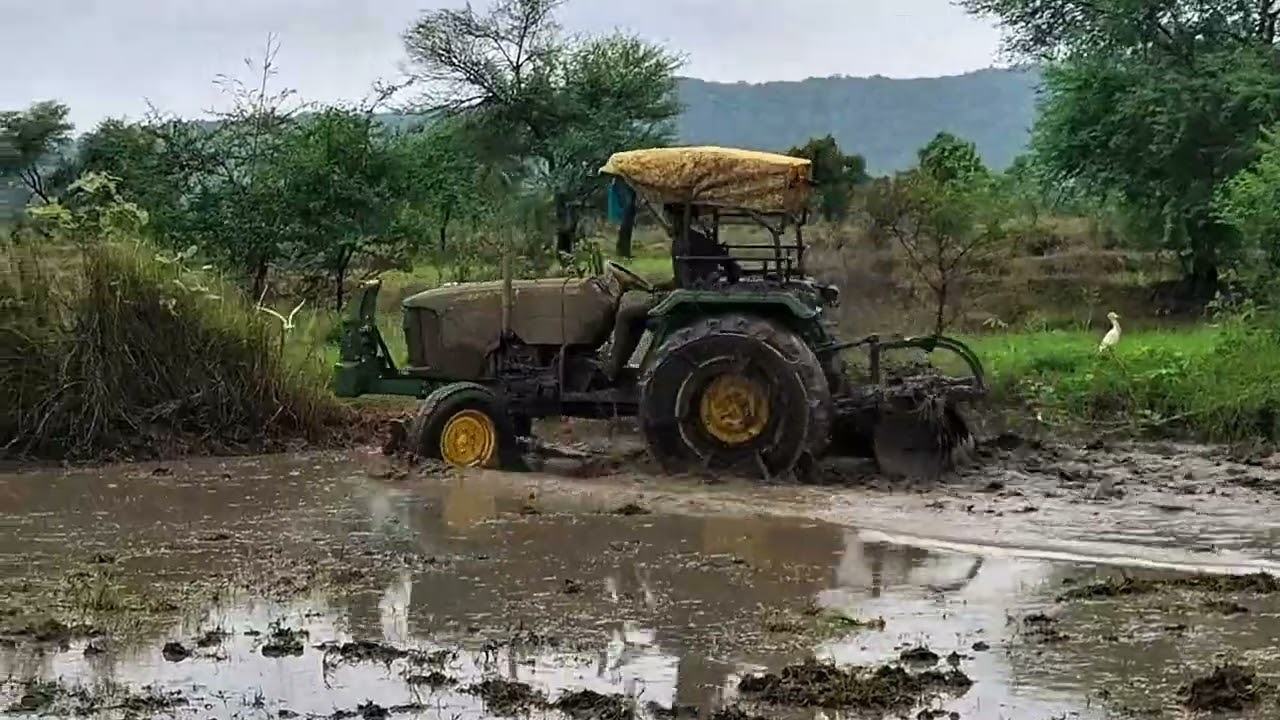 Mud Making For Rice Farming ||Rice🌾Farming #rice #farming #mud #johndeere 