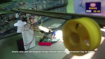 Pengangkat Jemuran Otomatis
