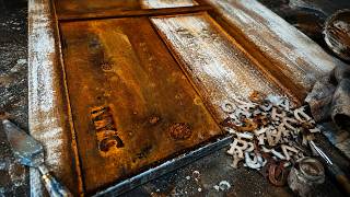 How to Create Industrial Texture & Realistic Rust Effects (Mixed Media Collage)