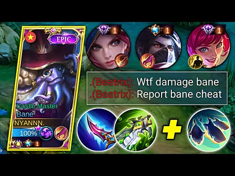 BANE ONE SHOT BUILD FOR LATE GAME!😱 | BANE BEST BUILD - MLBB