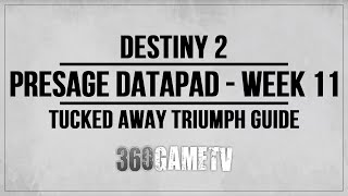 Destiny 2 Presage Datapad Week 11 - Tucked Away Triumph - Smuggling Compartments Location - Part 11