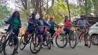 Cycling to Ulsoor Lake