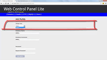 Intro to Web Hosting Control Panel lite VPS