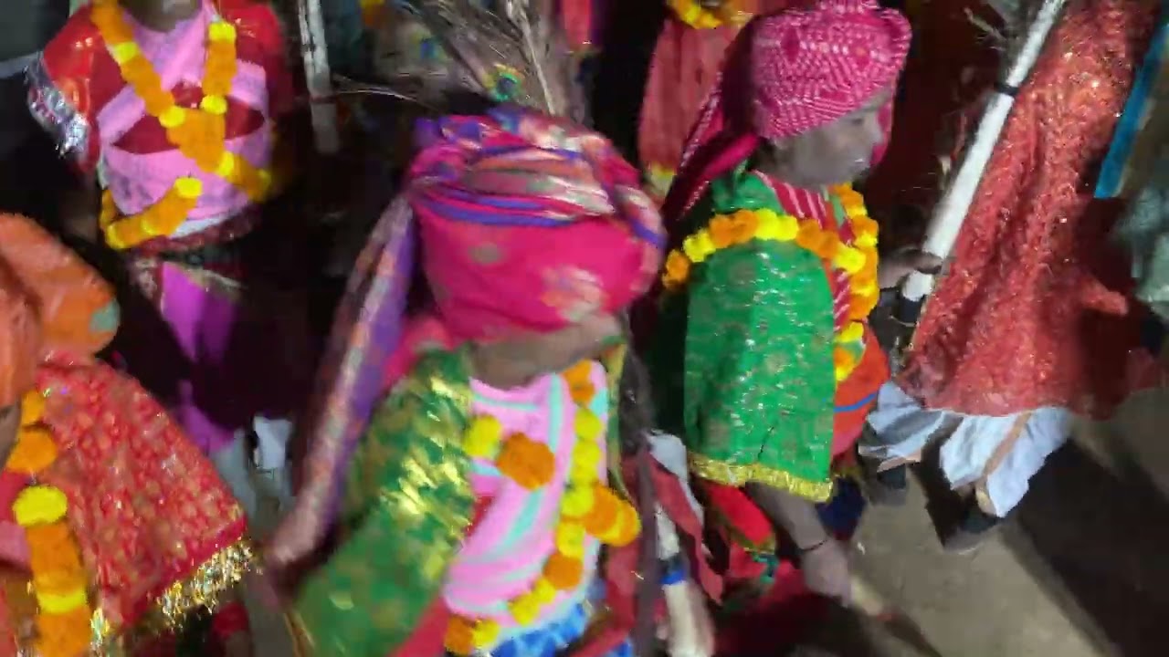 Gheriya Dance (Traditional South Gujarat tribal Dance) in Tribal trade fair 2025 Vasarai 