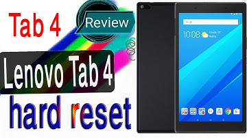 How to hard reset Lenovo tab 4 Bypass screen Lock ( Format ) hardreset