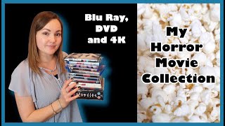 My Horror Movie Collection and Tour Part 1 | Blu Ray, DVD and 4K