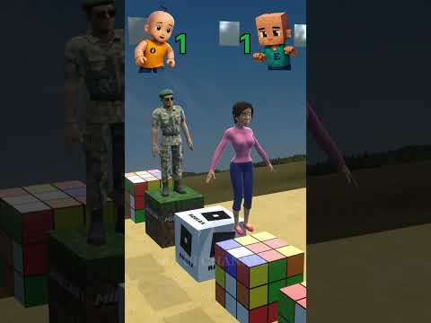 Tantangan Roblox vs Minecraft Abah Upin Ipin vs Kak Ros
