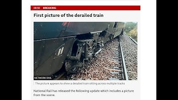 Glasgow to London Train Derails in Cumbria | No Injuries Reported but Days of Disruption Expected
