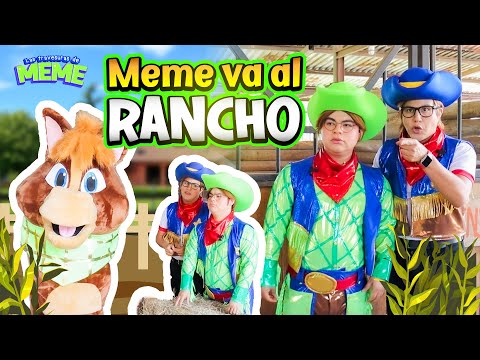 El Caballo loco de Meme | Meme va al rancho | Jugando con los animalitos