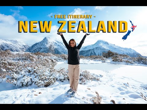 The best ROADTRIP itinerary in NEW ZEALAND - FREE Gift