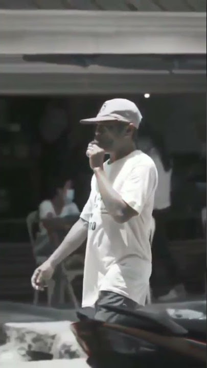 Video estetik orang merokok