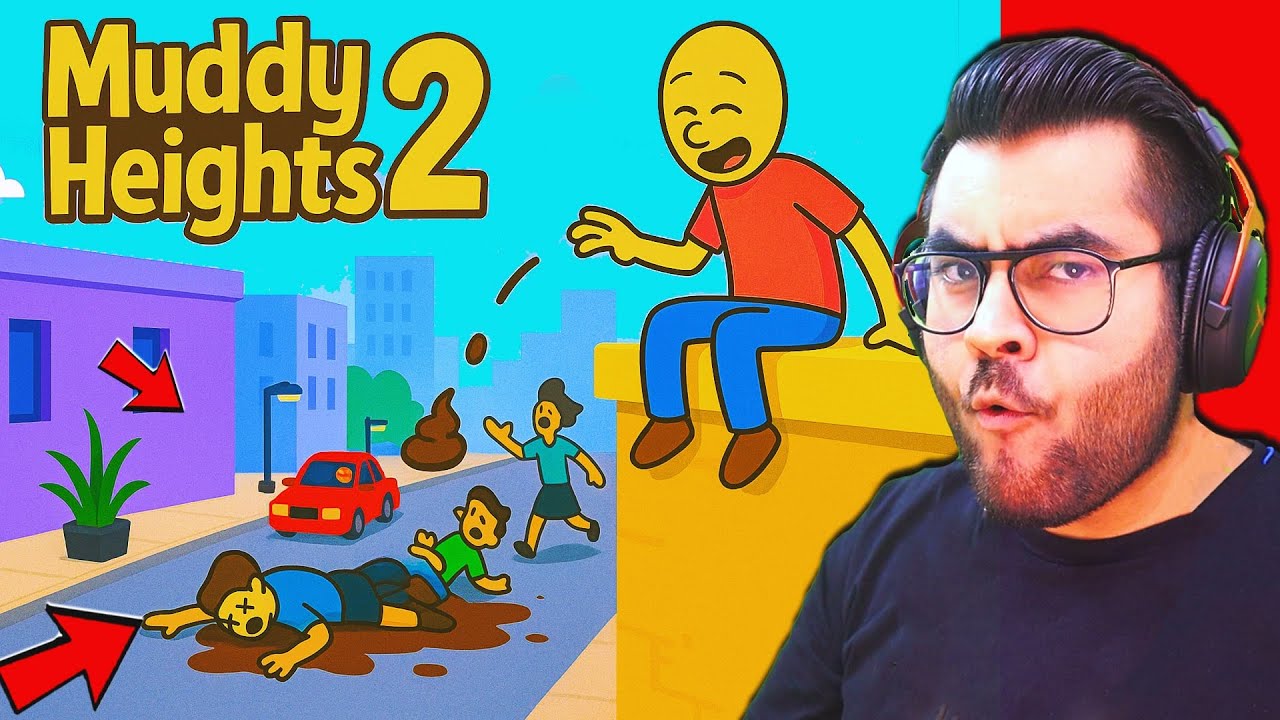 🤣 POOPING SIMULATOR 💩 | Muddy Heights 🤣 | Hitesh KS