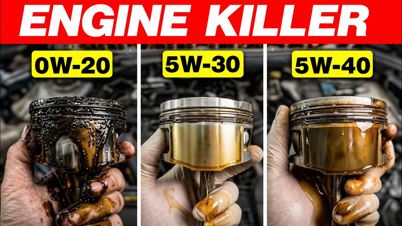 The TRUTH About 0W-20, 5W-30 & 5W-40 - The Oil Your ENGINE Actually ...