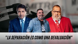 El pase de Eduardo Feinmann y Jorge Lanata con Moldavsky: "La separación es como una devaluación"