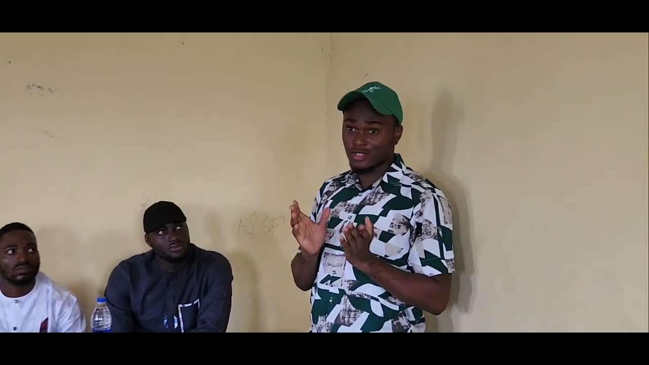 Idara Eniang Speaks on Application of AI in Forestry at the Forestry Students Orientation Program.