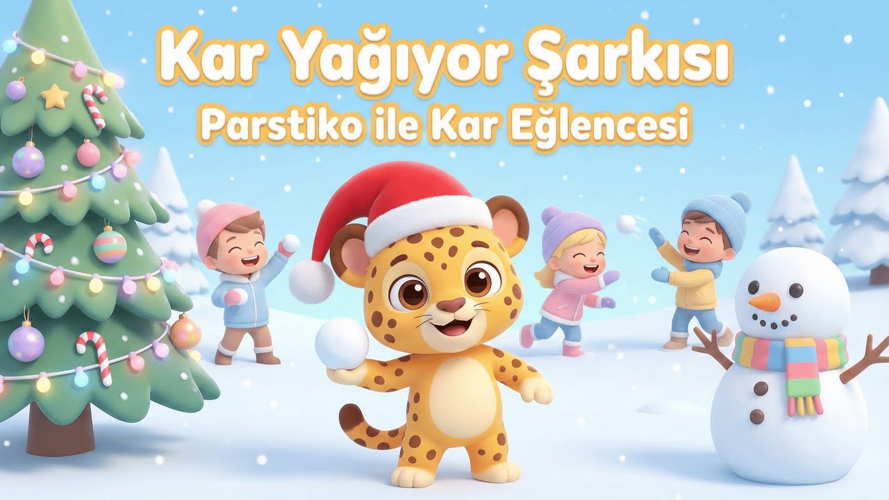 Kar Yağıyor Şarkısı | Parstiko ile Kar Eğlencesi