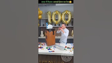 “Celebrating My 100th Chocolate Creation With A Slice Of Cake!” 🎉🍫🍰 #shorts  #chocolate