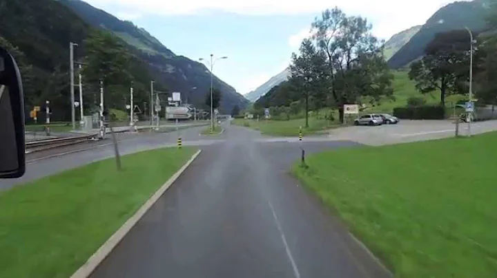 switzerland drivethru - on the way to engelberg
